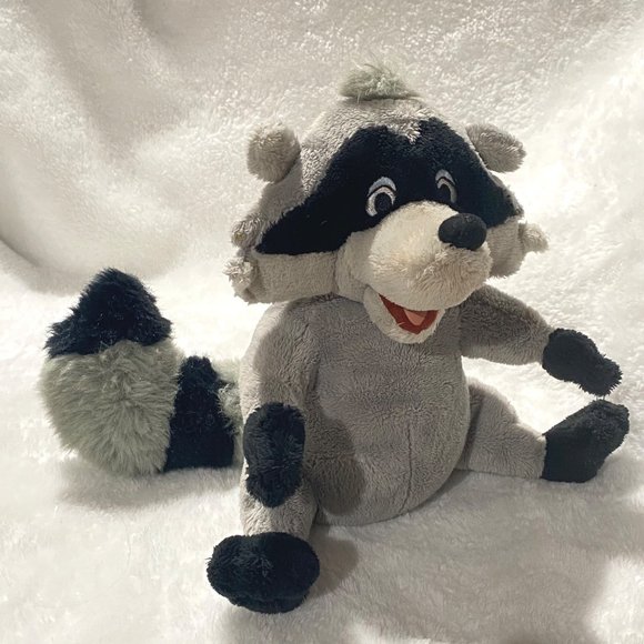 Stuffed Plush Raccoon, Silver Dollar‎ City Souvenir Animal Toy - Picture 2 of 5